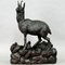 Large Carved Wood Chamois Sculpture, 1900s, Image 2