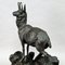 Large Carved Wood Chamois Sculpture, 1900s 3