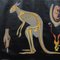 Stampa vintage raffigurante un canguro australiano di Jung Koch Quentell, Immagine 3