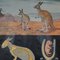 Vintage Kangaroo Australian Landscape Pull Down Wall Chart by Jung Koch Quentell, Image 2