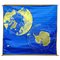 Artic Antartica Australia Double-Sided Pull-Down School Poster Map Wall Chart 1