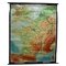 Vintage France Benelux Countries, South England Rollable Map Wall Chart 1