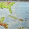 Large Central America Northern South America Wall Chart Poster Rollable Map 2