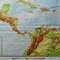 Große Zentralamerika Nord Südamerika Wandkarte Poster Rollbare Karte 5