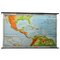 Große Zentralamerika Nord Südamerika Wandkarte Poster Rollbare Karte 1