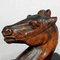 Antique Wooden Carved Horse Paper Weight, 1920s, Image 4