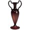 Blown Murano Glass Vase with Handles, 1950s, Image 1