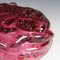 Large Murano Art Glass Bowl in Pink Glass with Aventurines by Flavio Poli, 1950s 5