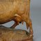 Estatuas suizas de toro y vaca talladas de Huggler, década de 1900, Imagen 9