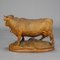 Estatuas suizas de toro y vaca talladas de Huggler, década de 1900, Imagen 8