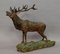 Large Rustic Papier Maché Stag Sculpture 4