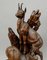 Austrian Carved Wood Chamois Group, 1900s 3