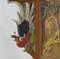 Victorian Wooden Shelve with Polychromic Painted Birds, 1920s 5
