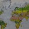 Vintage Earth Map Poster Druck Pull Down Wandkarte 3