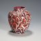 Early 20th Century Red Millefiori Murrine Murano Vase by Vetreria Fratelli Toso 2