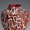 Early 20th Century Red Millefiori Murrine Murano Vase by Vetreria Fratelli Toso 5