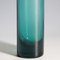 Vintage Petrol Colored Glass Vase by Ichendorfer Glassworks, 1960s 5