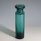 Vintage Petrol Colored Glass Vase by Ichendorfer Glassworks, 1960s 2