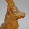 Swiss Black Forest Wood Carving Ibex Sculpture, 1900s 10
