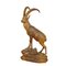 Swiss Black Forest Wood Carving Ibex Sculpture, 1900s 2