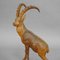 Swiss Black Forest Wood Carving Ibex Sculpture, 1900s 4