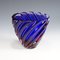 Murano Ribbed Submerged Vase by Archimede Seguso, 1950s 2