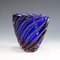 Murano Ribbed Submerged Vase by Archimede Seguso, 1950s 4