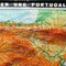 Vintage Spanien Portugal Iberische Halbinsel Rollbare Lehrtafel 3