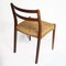 Vintage Teak Papercord Dining Chair by Soren Ladefoged for S L Mobler, 1960s, Image 5