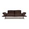 Brown Leather Francis Three Seater Couch from Koinor, Image 3