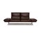 Brown Leather Francis Three Seater Couch from Koinor, Image 1
