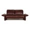 Burgunderrotes Leder Elena 2-Sitzer Sofa von Koinor 1