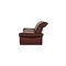 Burgundy Leather Elena Two Seater Couch from Koinor, Set of 2, Image 14