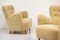 Danish Modern Sheepskin Lounge Chairs, Set of 2 6