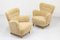 Danish Modern Sheepskin Lounge Chairs, Set of 2 12