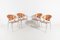 Vintage Saddle Leather Armchairs from Calligaris, Italy, Set of 4 1
