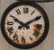 French Cast Iron Courtyard Wall Clock 9