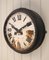 French Cast Iron Courtyard Wall Clock 4