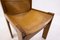 Caramel Leather Chairs in the style of Scarpa, Italy, 1970s, Set of 6 7