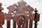 French Victorian Cane Walnut Chair, Image 6