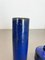 Blue Ceramic Studio Vase by Gerhard Liebenthron, Germany, 1970s, Set of 2 5