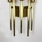 Brass Theatre Wall Ceiling Light in the Style of Stilnovo, Italy, 1970s 5
