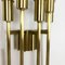 Brass Theatre Wall Ceiling Light in the Style of Stilnovo, Italy, 1970s 9
