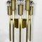 Brass Theatre Wall Ceiling Light in the Style of Stilnovo, Italy, 1970s, Image 6