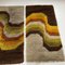 Tapis Rya Moderniste Multicolore par Desso, Pays-Bas, 1970s, Set de 2 6
