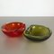 Sommerso Murano Glass Shell Bowl from Cenedese Vetri, 1960s, Set of 2 2