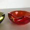 Sommerso Murano Glass Shell Bowl from Cenedese Vetri, 1960s, Set of 2 4