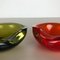 Sommerso Murano Glass Shell Bowl from Cenedese Vetri, 1960s, Set of 2 18