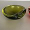 Sommerso Murano Glass Shell Bowl from Cenedese Vetri, 1960s, Set of 2 14