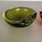 Sommerso Murano Glass Shell Bowl from Cenedese Vetri, 1960s, Set of 2, Image 14